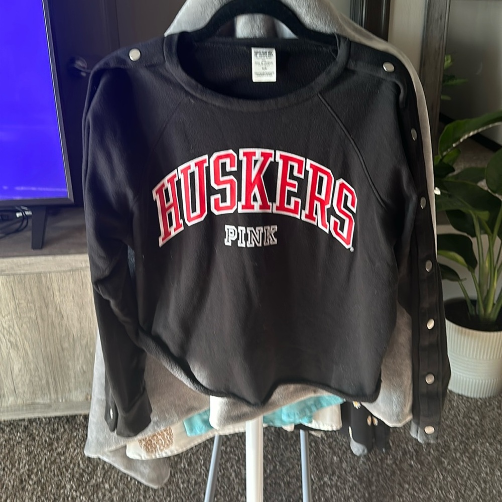 Pink Huskers Long Sleeve